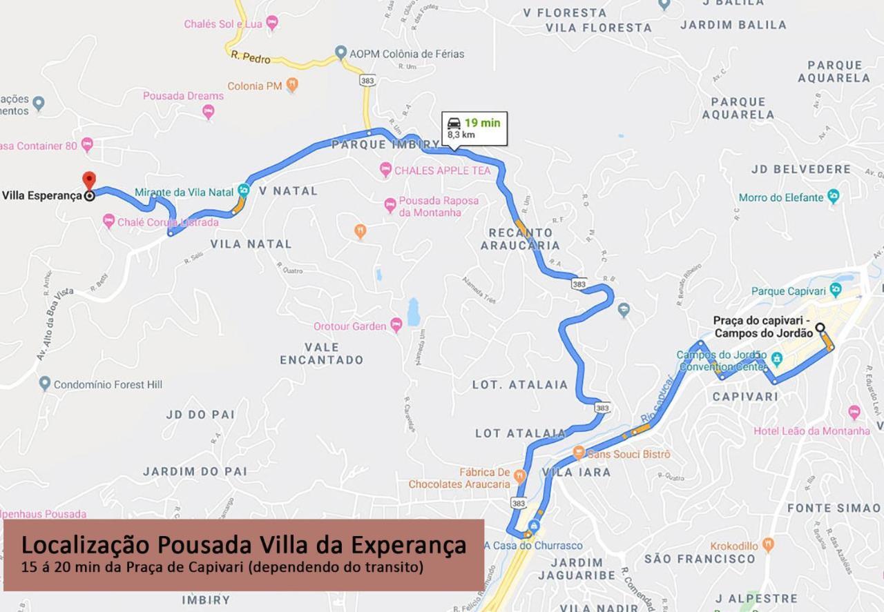 Villa Da Esperanca Campos do Jordão Eksteriør bilde